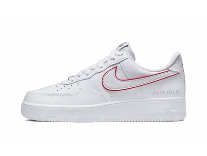 nike air force 1 low just do it white noble green metallic silver university red 1 1000