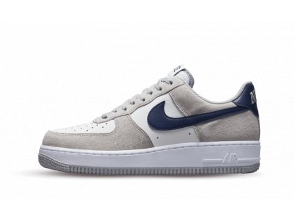 Nike Air Force 1 Low '07 Light Smoke Grey Midnight Navy