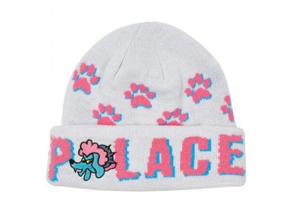 Palace 2021 Winter beanie paw print wht result
