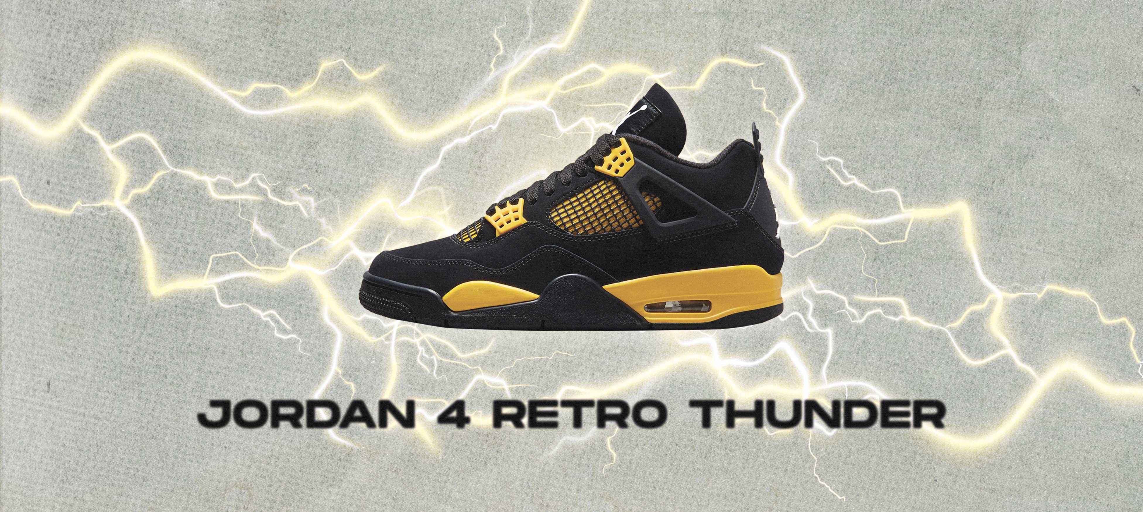 Jordan 4 Retro Thunder