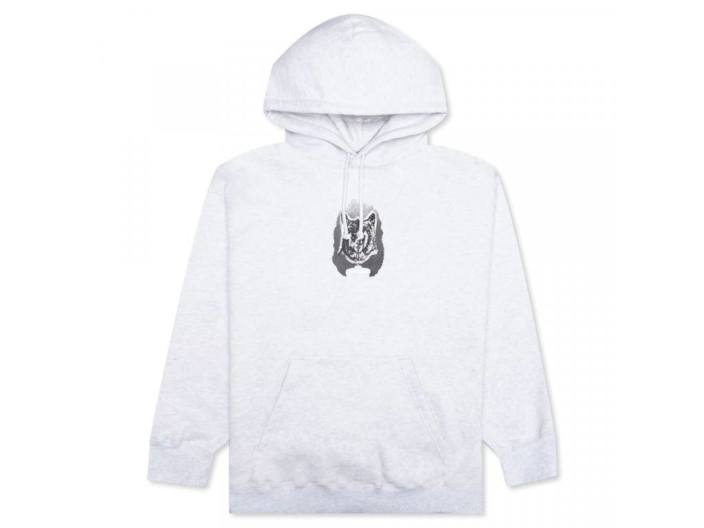 Fucking Awesome Cat Mask Hoodie Heather Grey 1