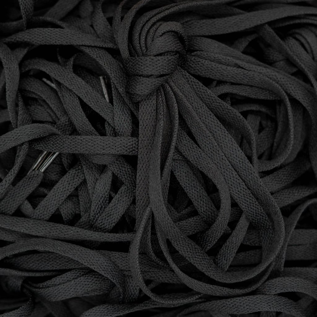 Black Flat Replacement Shoelaces