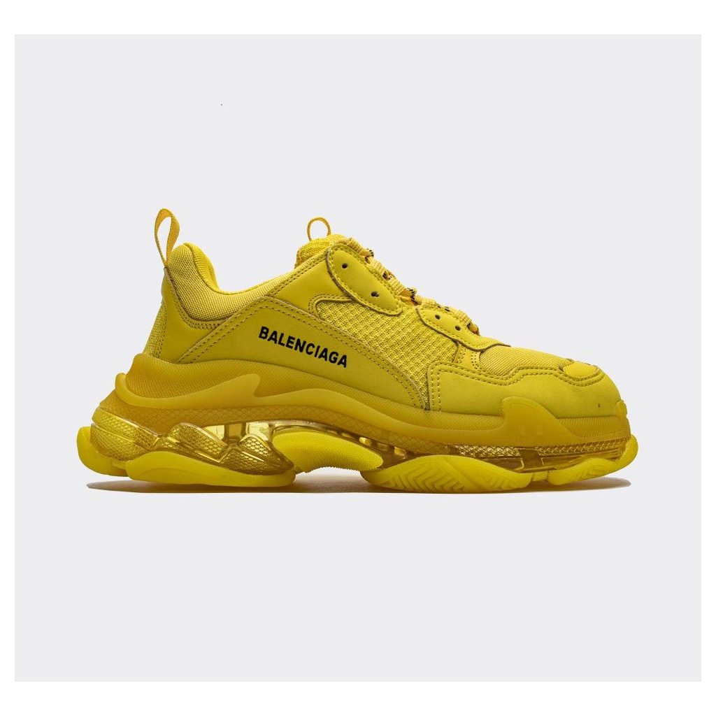 Balenciaga shoelaces yellow