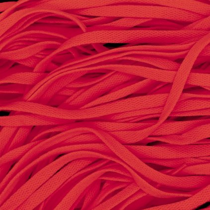 Neon pink flat shoelaces — bright replacement laces for Nike Air Force 1, Dunk and Jordan 1; clean flat profile for 6–8 eyelet sneakers.