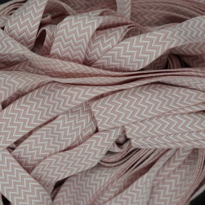 Lanvin Curb pink fat shoelaces — extra-wide (~3 cm) overlay laces with OEM-style weave for the signature chunky Curb aesthetic.