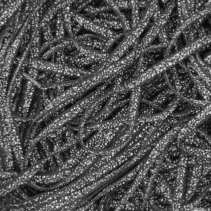 Black Air Jordan 4 Cement flat laces — 8 mm speckle “cement” design, OEM-style replacement for AJ4 Black/Cement/Oreo and Red Cement colourways.