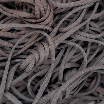 Oval laces - brown