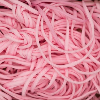 Oval laces - pink