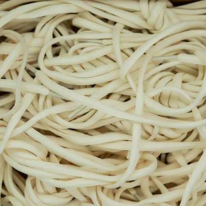 Beige Oval Replacement Shoelaces