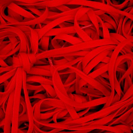 Red Flat Replacement Shoelaces