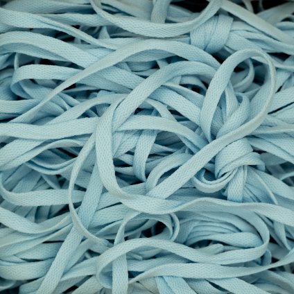 Baby Blue Flat Replacement Shoelaces