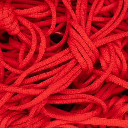 Oval laces - Red