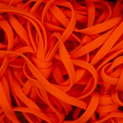 Orange Flat Replacement Shoelaces
