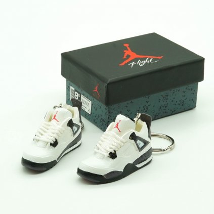 Mini sneakers AJ4 White Cement