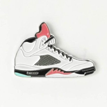Sneaker pin AJ 5 Fire Red