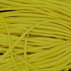 Yellow oval shoelaces — bright replacement laces for Nike Pegasus/Air Max, ASICS GEL-Kayano/GT-2160 and New Balance 530; secure 6–8 eyelet fit.