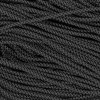Black 3M reflective round laces for sneakers — rope style, 120 cm; ideal replacement for Yeezy Boost 350 and other 6–8 eyelet models.