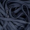 Navy blue extra-wide flat shoelaces (“fat laces”) — chunky ~18 mm replacements for Adidas Campus 00s, Nike Dunk and Puma Suede; bold look for 6–8 eyelets.