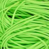 Neon green oval shoelaces — bright replacement laces for Nike Pegasus/Air Max, ASICS GT-2160/GEL-Kayano and New Balance 530; secure 6–8 eyelet fit.