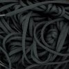Black oval shoelaces — classic replacement laces for Nike Pegasus/Air Max, ASICS GEL-Kayano/1130 and New Balance 990; secure fit for 6–8 eyelet shoes.