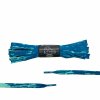Blue flat DYE shoelaces, replacement laces for sneakers, available in 100–180 cm