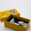 3D mini sneaker keychain in Air Mag style attached to keys