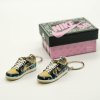 Dunk Low “Cactus Jack” mini sneaker keychains (pair) with mini shoe box