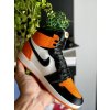 Side view of AJ1 “SBB” sneaker planter showing planting cavity