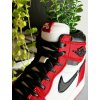 Side view of AJ1 “Chicago” sneaker planter showing planting cavity