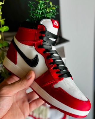 🔴AJ1 Chicago INSPIRED ✨ Which sneaker and colour combination would you like to see online? . Artificial plant included 🫶 ....