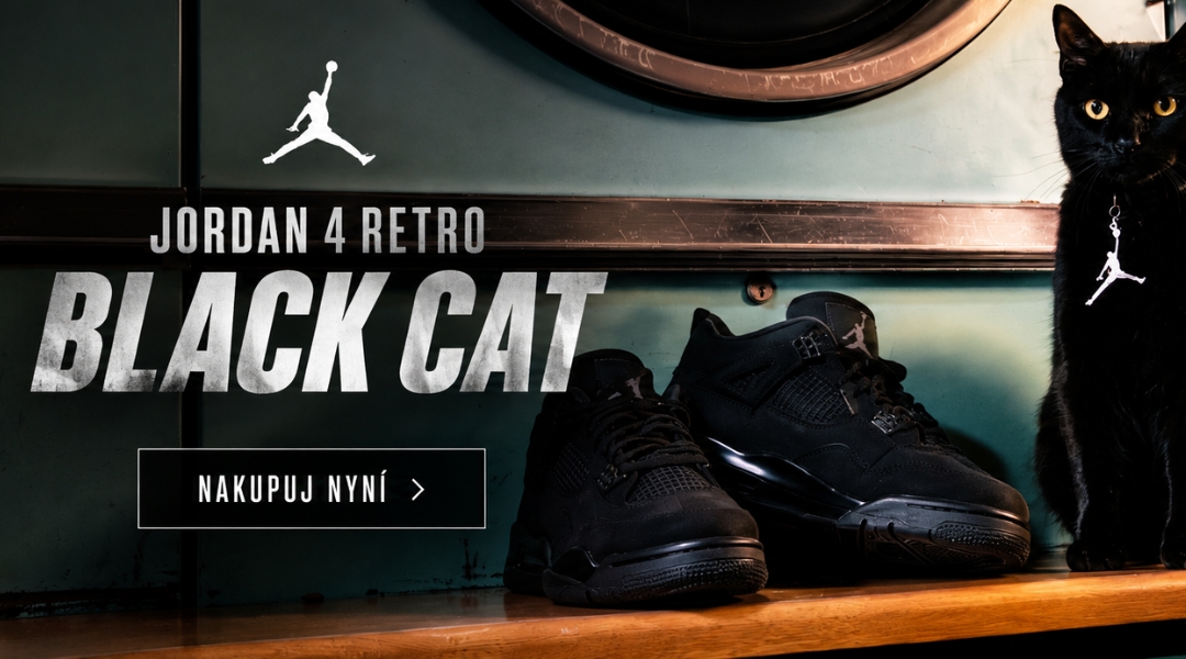 Objev celočernou legendu, Jordan 4 Retro Black Cat