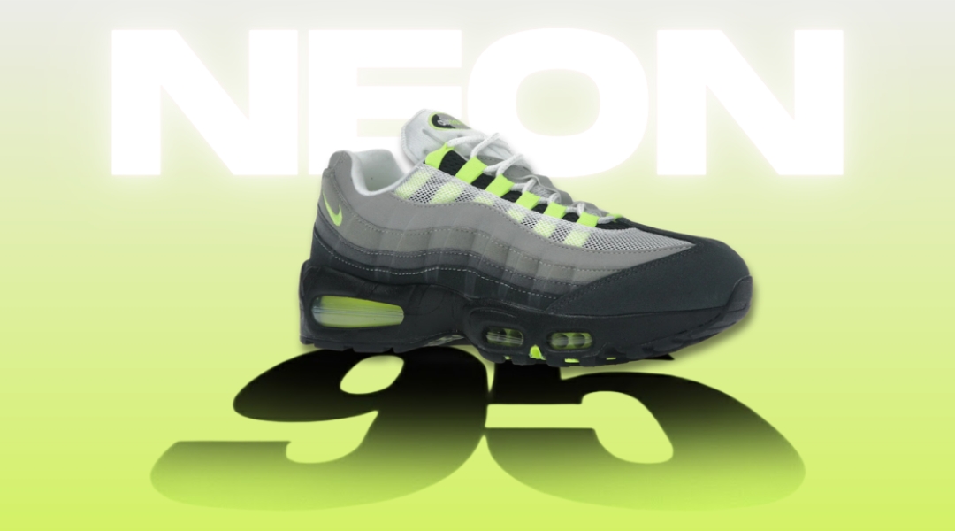 Objev ikonické tenisky Nike Air Max 95 Neon s legendární bublinou a neonovými detaily