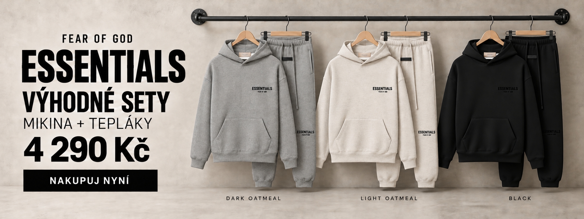 Objev výhodné sety od Fear of God Essentials