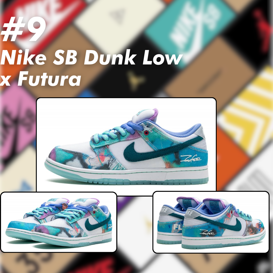 Nike SB Dunk Low Futura Laboratories Bleached Aqua