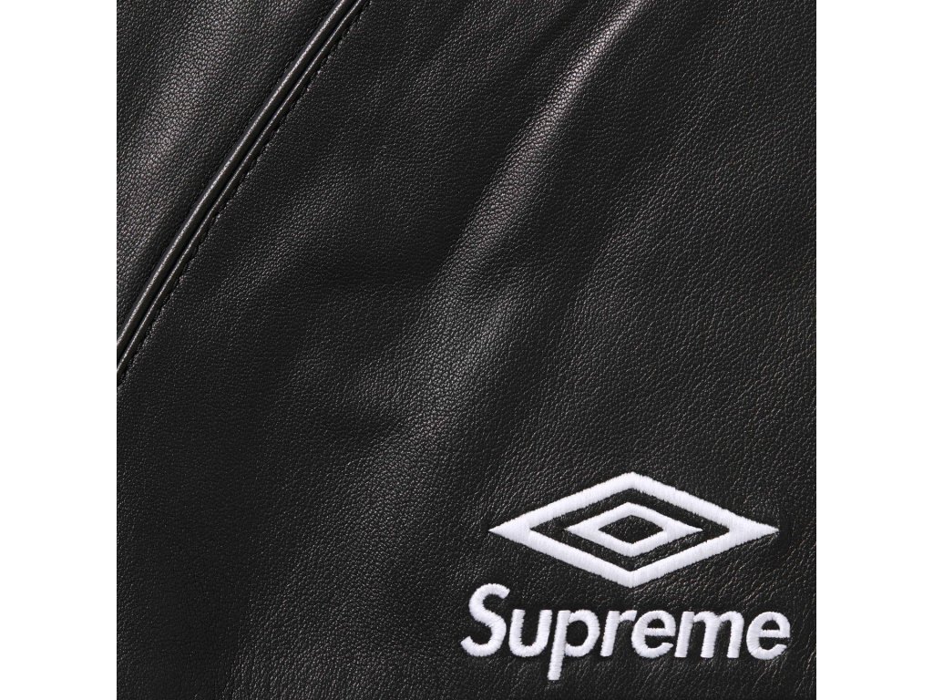 Supreme x Umbro Leather Track Jacket Supreme Umbro Leather