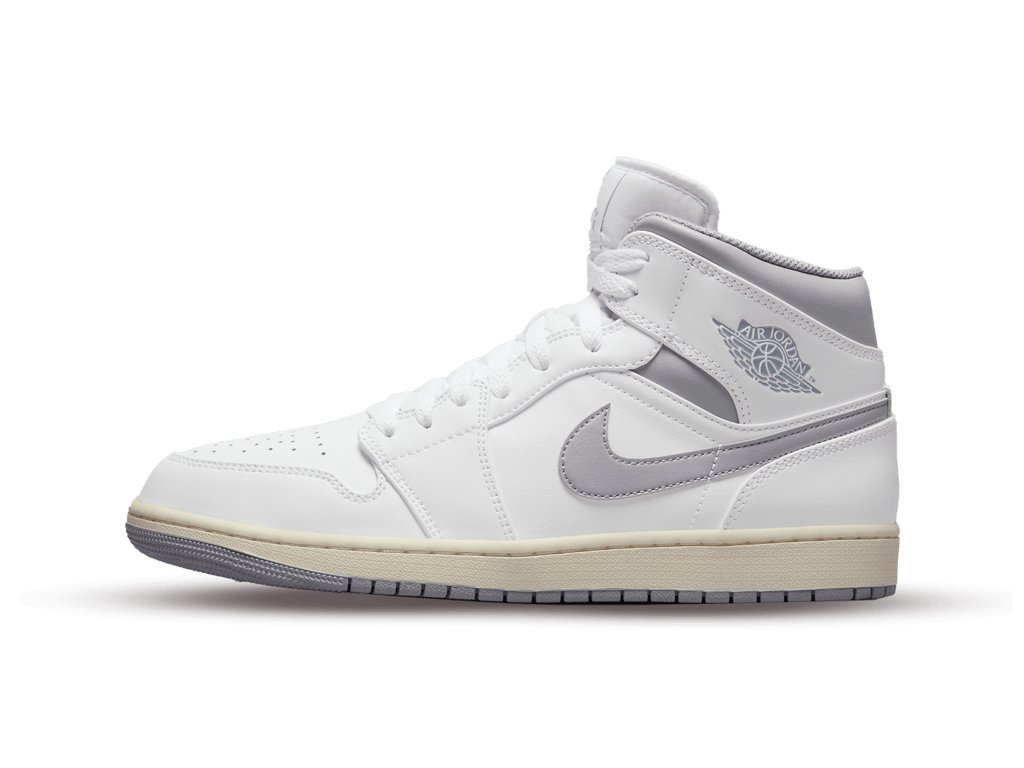 Jordan 1 Mid Neutral Grey - Sneakerheaven