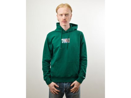 Tommy Jeans Essential Graphic Hoodie Green