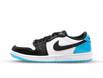 Jordan 1 Retro Low OG Black Dark Powder Blue