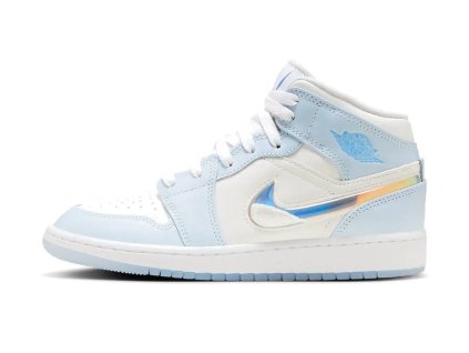 Jordan 1 Mid Glitter Swoosh (GS)