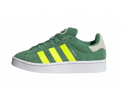 Tenisky adidas Campus 00s Preloved Green Solar Yellow (GS)