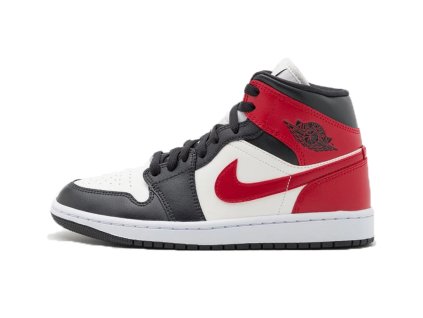 Jordan 1 Mid Gym Red Off Noir (W)
