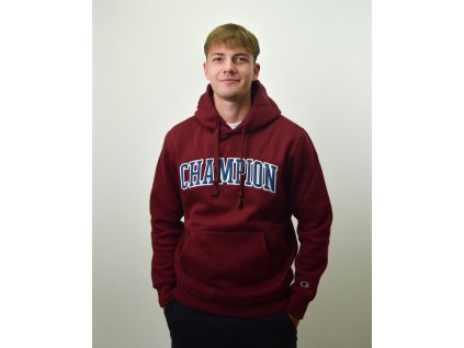 Champion Hooded Sweatshirt Burgundy