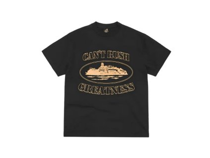 Corteiz x Cental Cee Can't Rush Greatness Tee Black