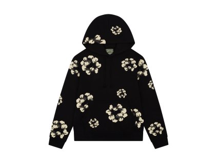 Denim Tears x CPFM Cactus Tears Wreath Hoodie Black 1