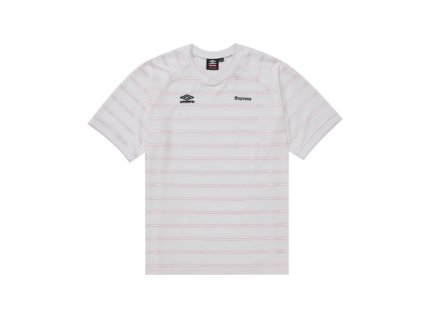 Supreme Umbro Stripe Soccer Jersey White