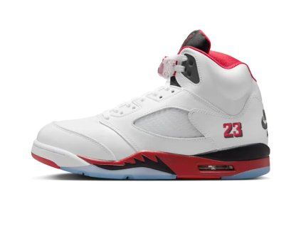 Jordan 5 Retro Fire Red Black Tongue (2025) 1