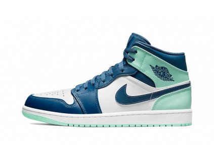 Jordan 1 Mid Mystic Navy Mint Foam