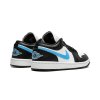Jordan 1 Low Black University Blue White W 3
