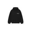Černá mikina s kapucí Fear of God Essentials FW24 Fleece Hoodie