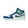 Jordan 1 Mid Mystic Navy Mint Foam